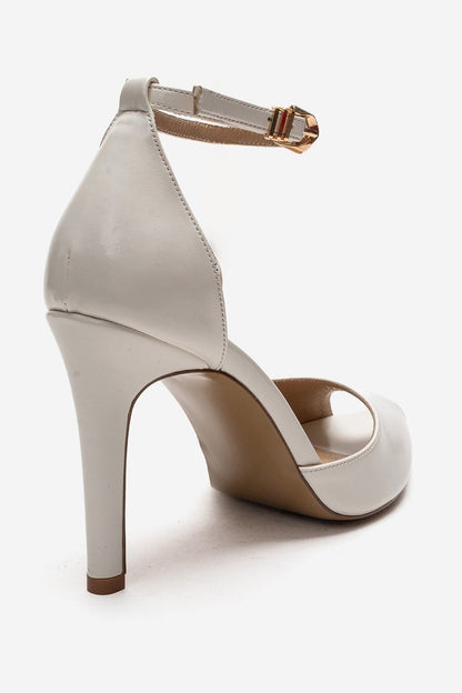 DONA - Off-White Stiletto Pump (Women)