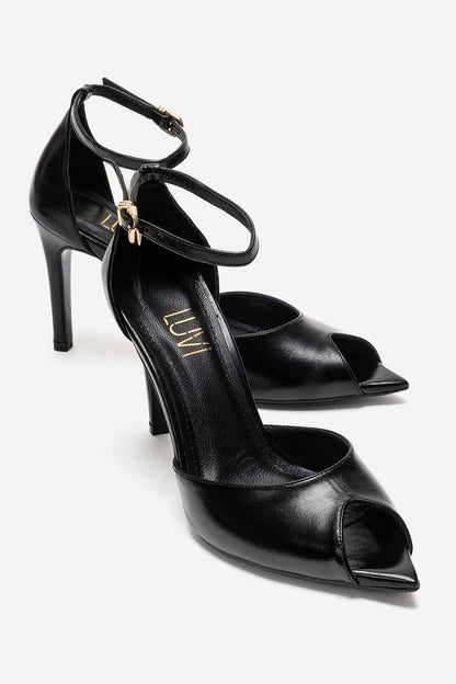 DONA - Zapato de tacón de aguja negro (Mujer)
