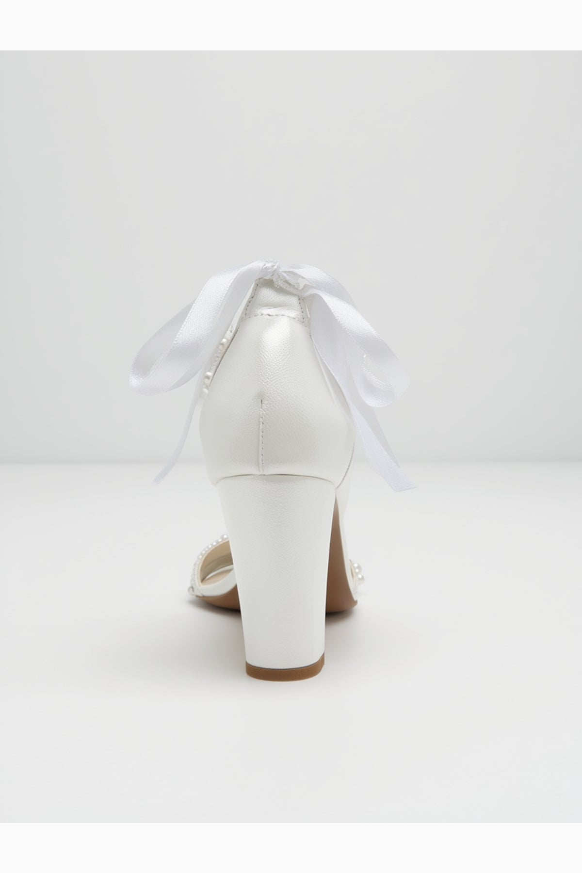 Elvian Floral Block Heels Bridal Shoes