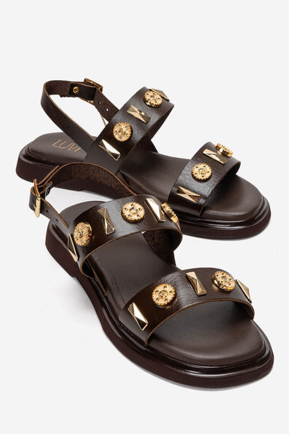 Libera - Brown Genuine Leather Sandal (Women)