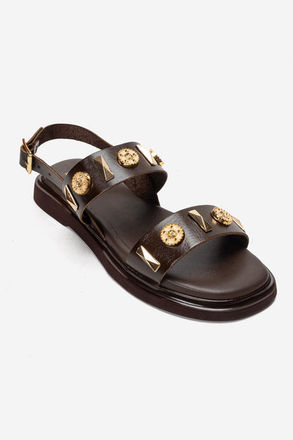 Libera - Brown Genuine Leather Sandal (Women)