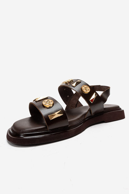 Libera - Brown Genuine Leather Sandal (Women)