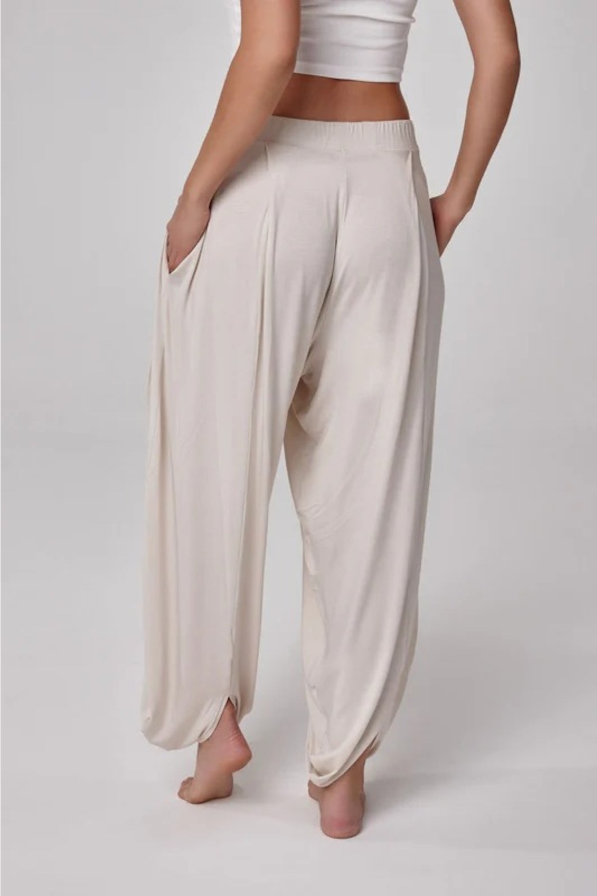 Pantalones de descanso ligeros de modal Relactive Wear-Seralya Stone