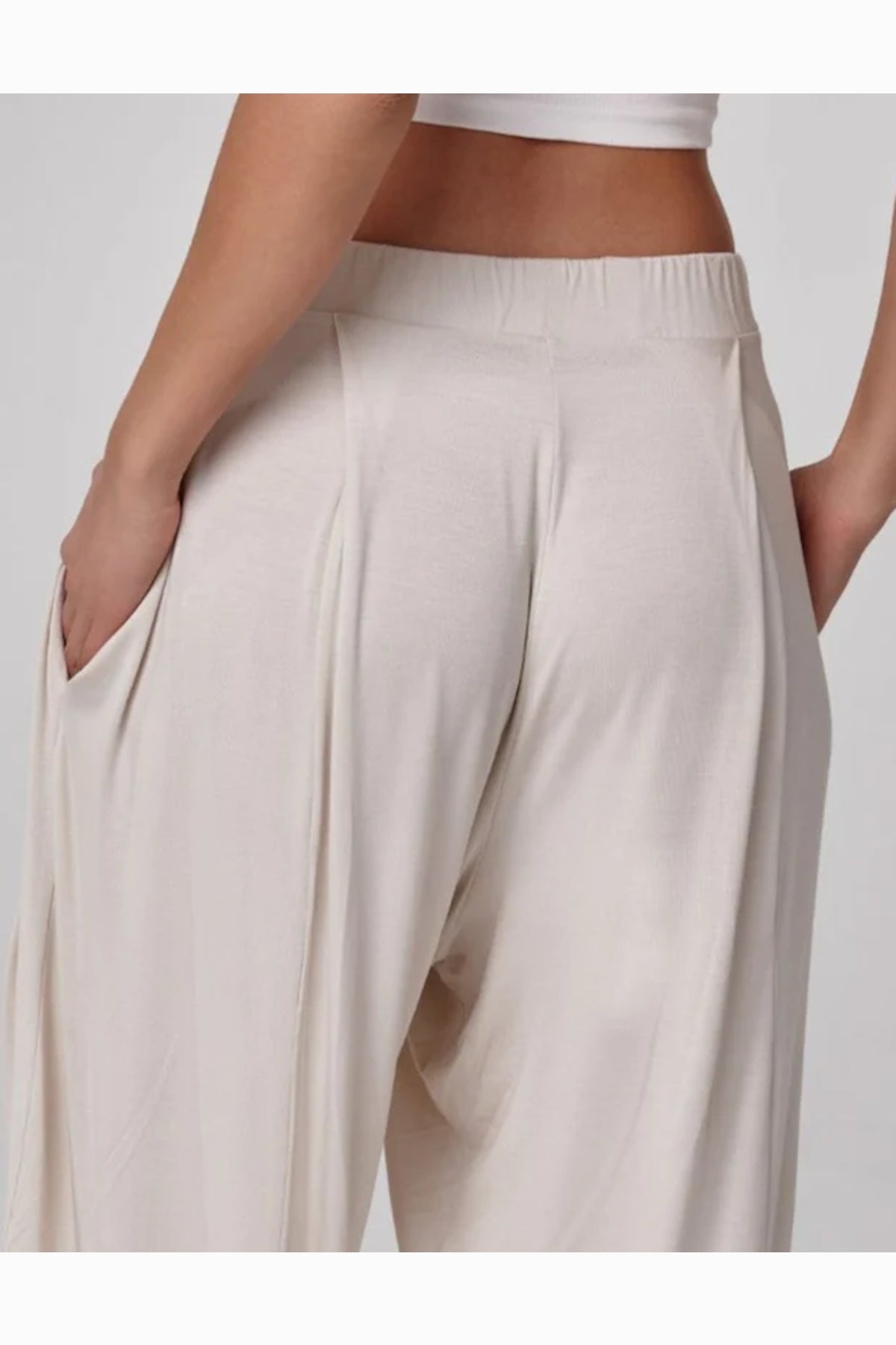 Pantalones de descanso ligeros de modal Relactive Wear-Seralya Stone