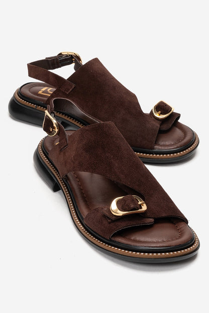 CRUEL - Brown Genuine Leather Sandal (Women)