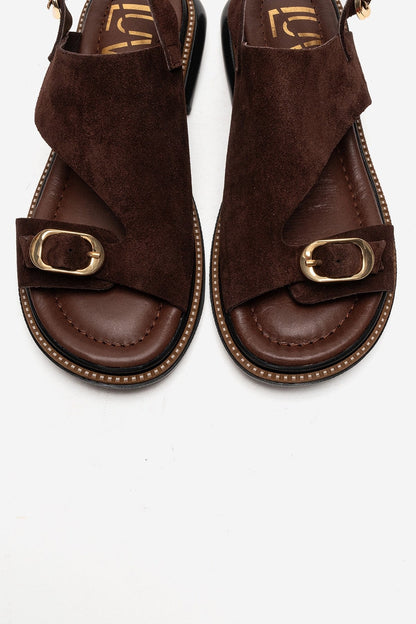 CRUEL - Brown Genuine Leather Sandal (Women)