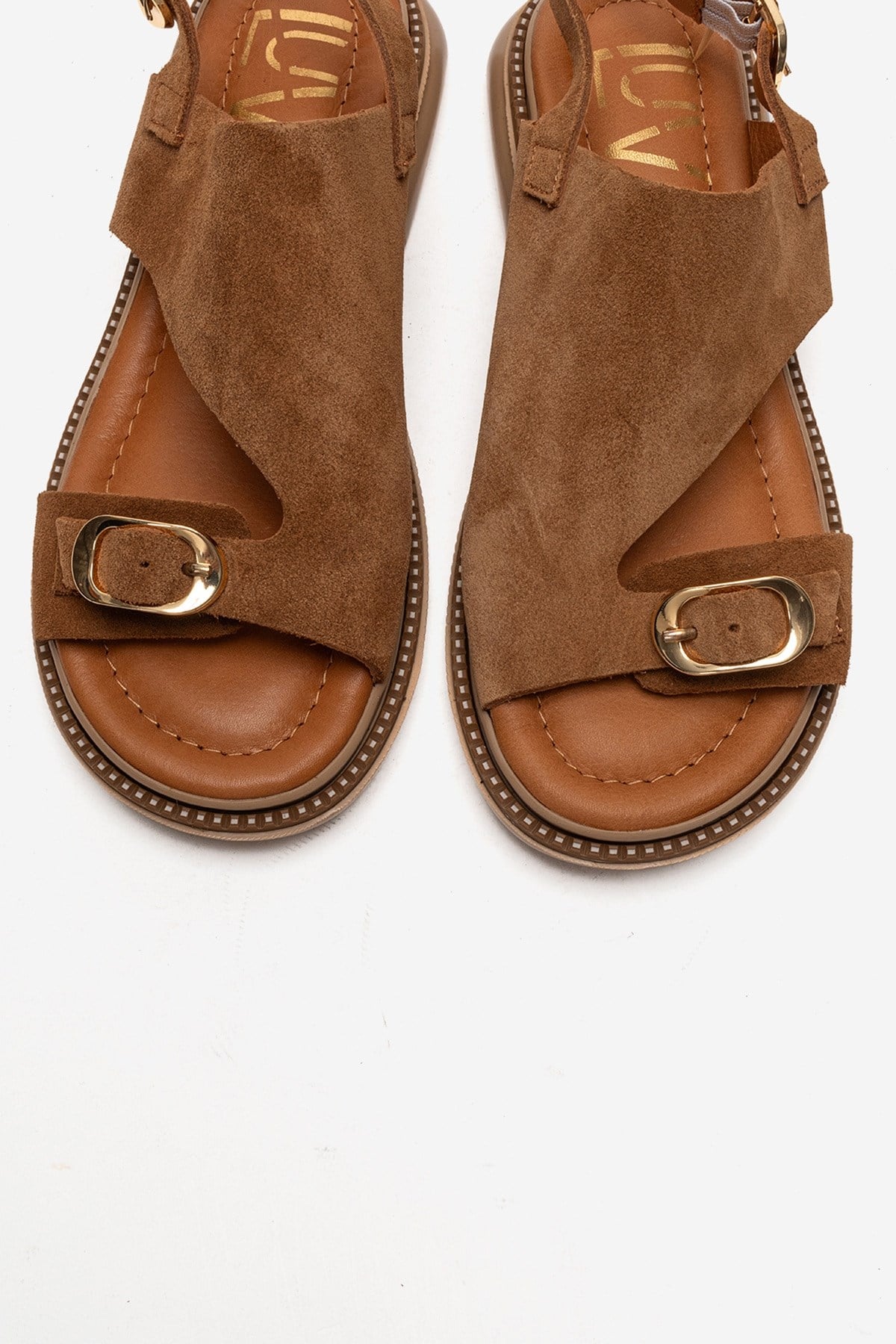 CRUEL - Camel Genuine Leather Sandal (Women)