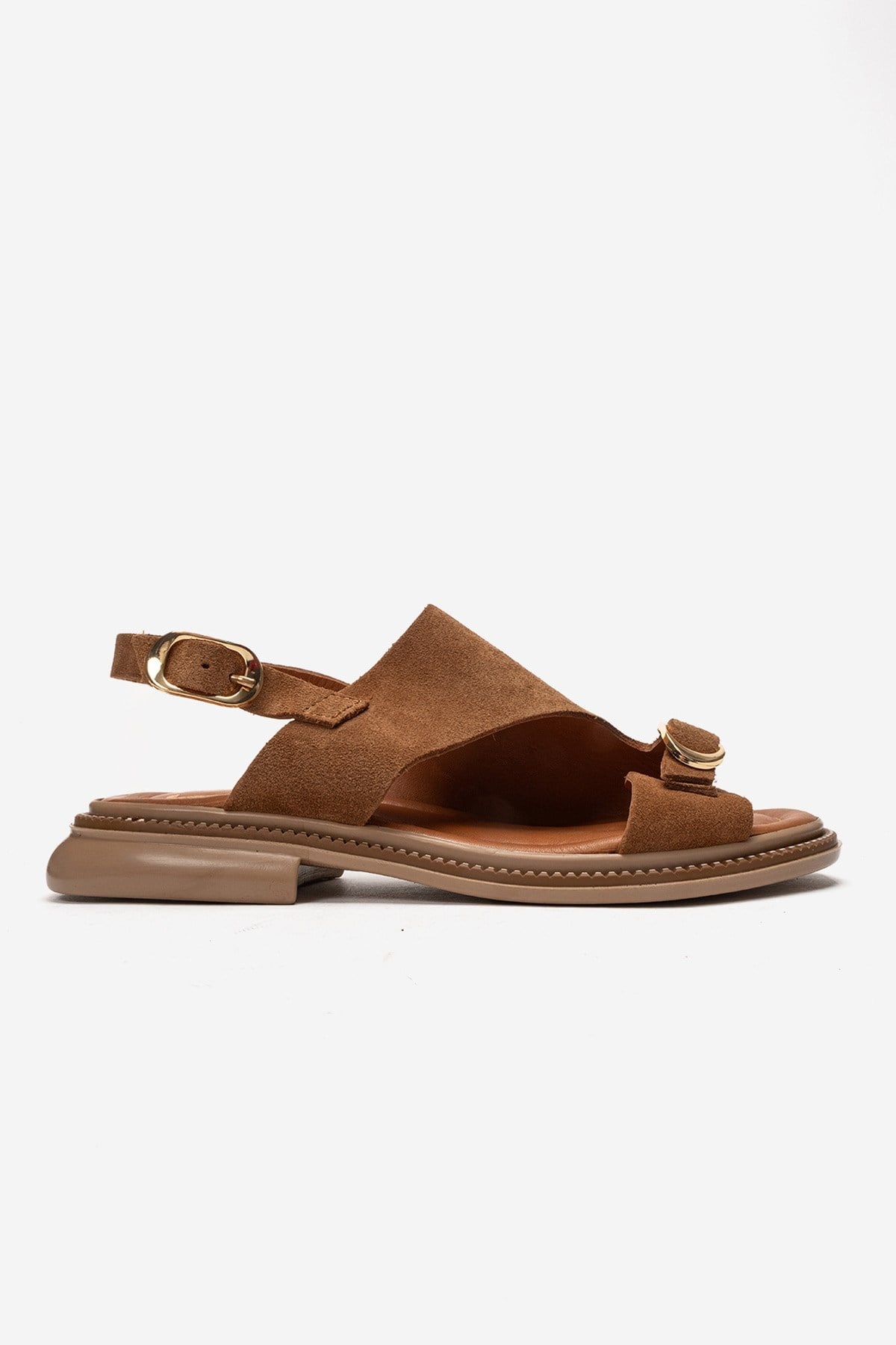 CRUEL - Camel Genuine Leather Sandal (Women)
