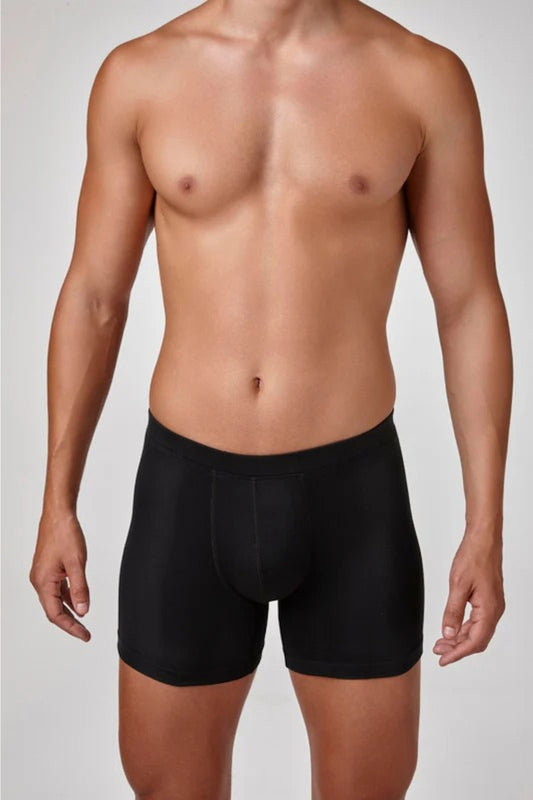 Darius Ultra Soft Modal Stretch Boxer Briefs, 2-pack (black/white)