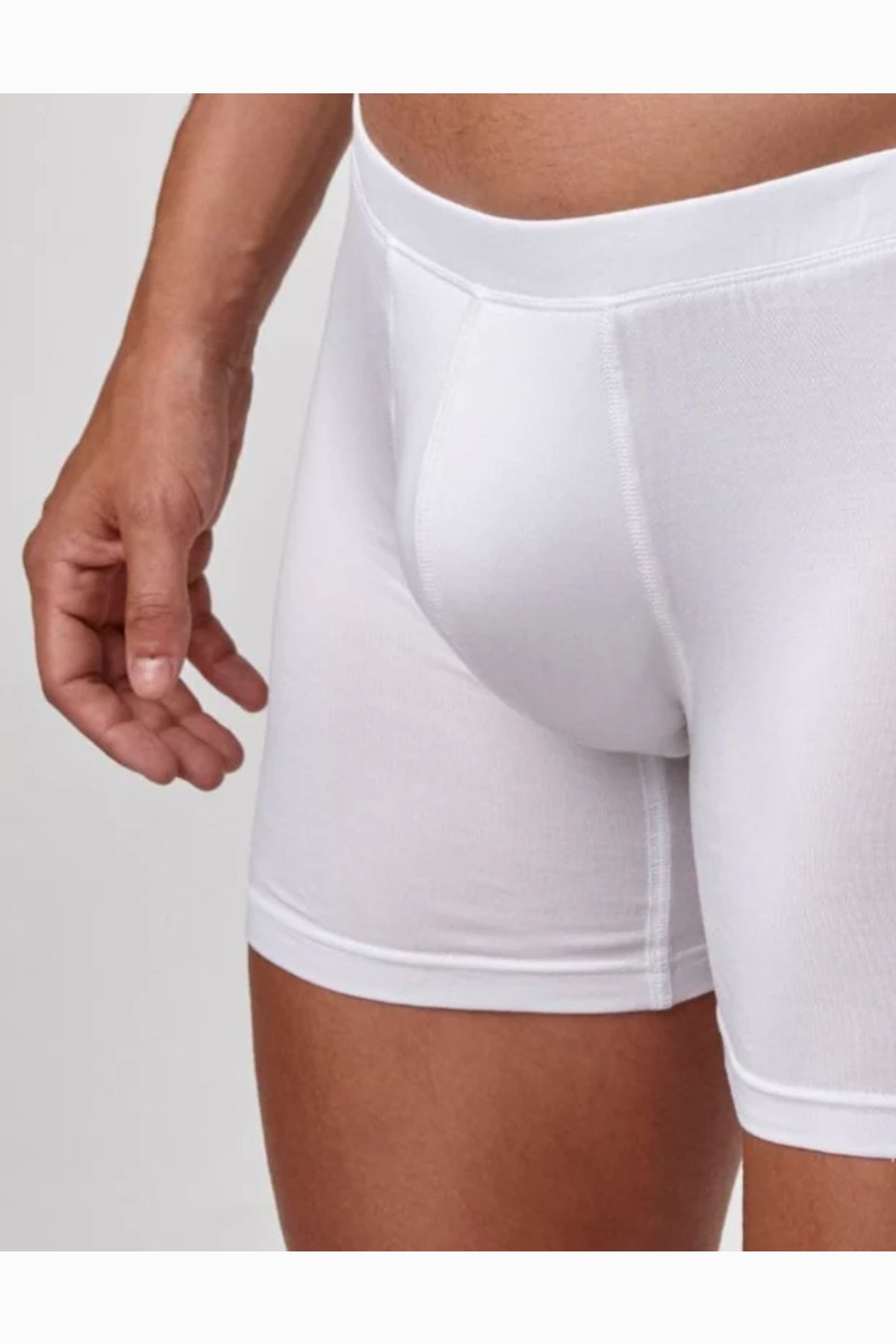 Bóxers ajustados Darius Ultra Soft Modal Stretch, paquete de 2 (negro/blanco)