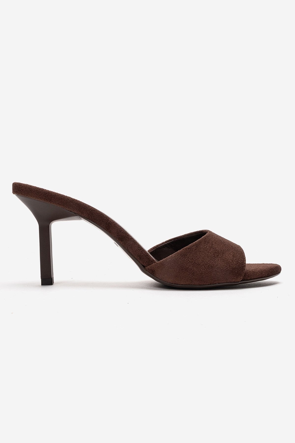 Varelan - Brown Suede Heeled Mule (Women)