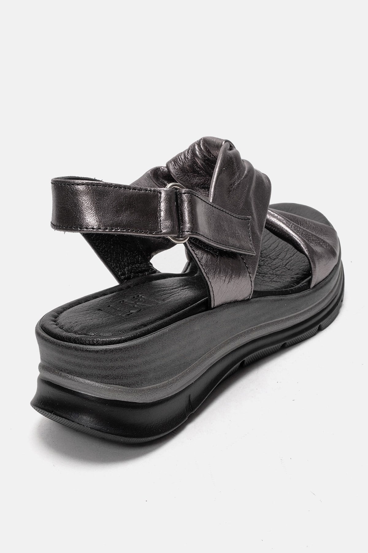 Oara - Silver Genuine Leather Sandal (Women)