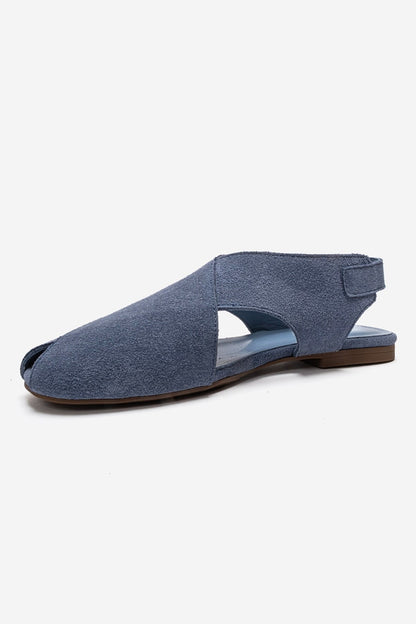 MONARO - Denim Blue Genuine Leather Sandal (Women)