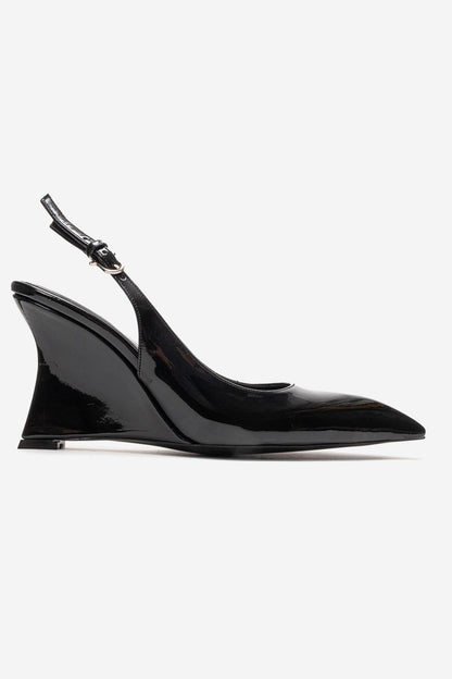 Felon - Black Wedge Heel Slingback (Women)