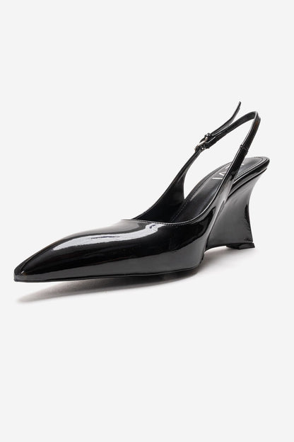 Felon - Black Wedge Heel Slingback (Women)