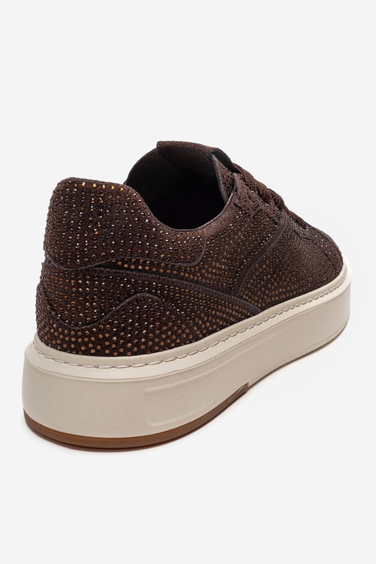 BERINA - Brown Embellished Sneaker (Women)