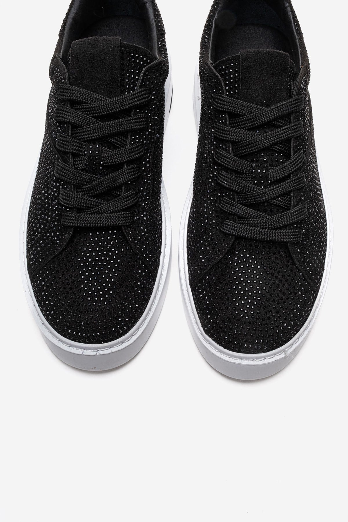 BERINA - Black Studded Casual Sneaker (Women)