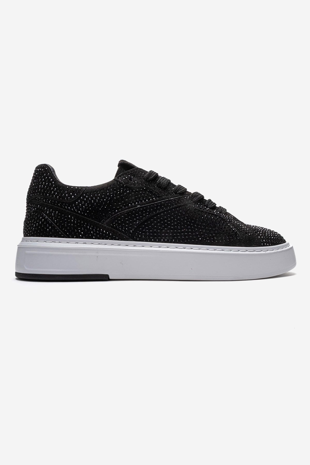 BERINA - Black Studded Casual Sneaker (Women)
