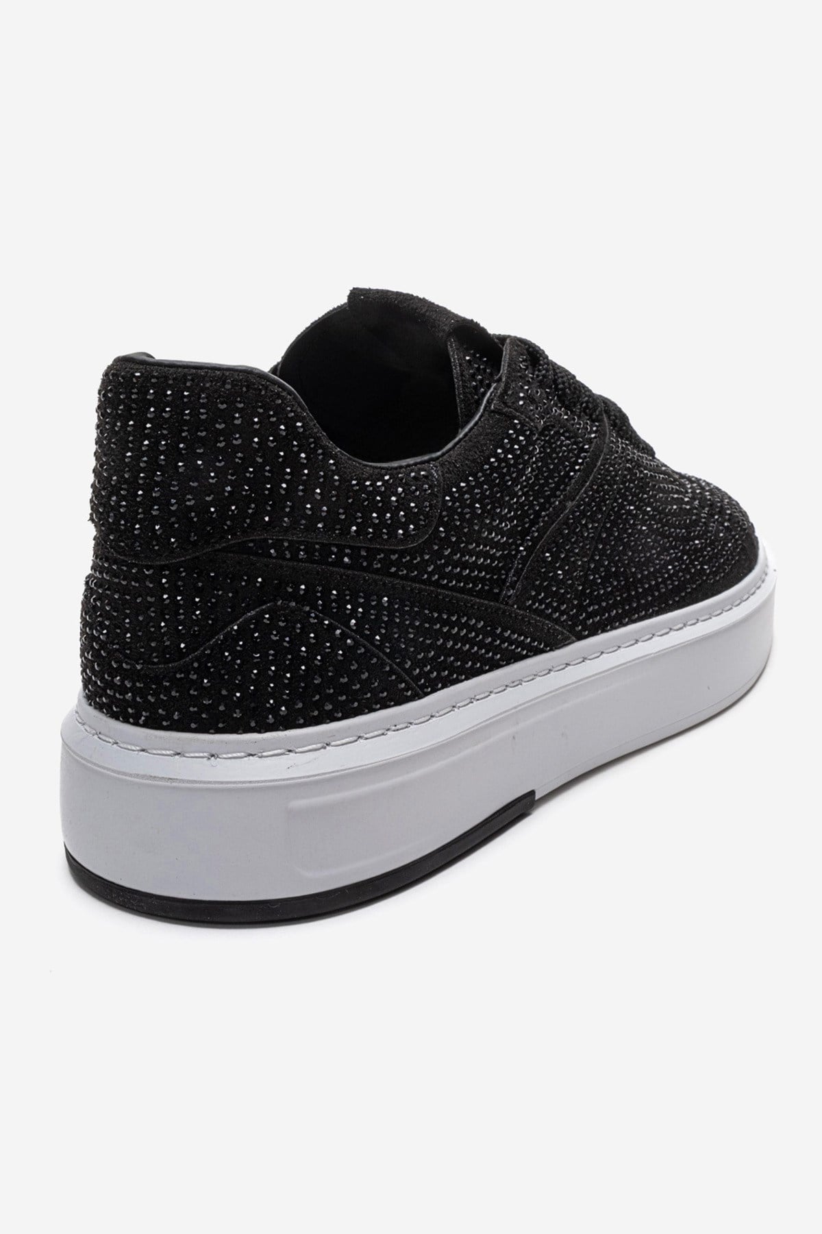 BERINA - Black Studded Casual Sneaker (Women)