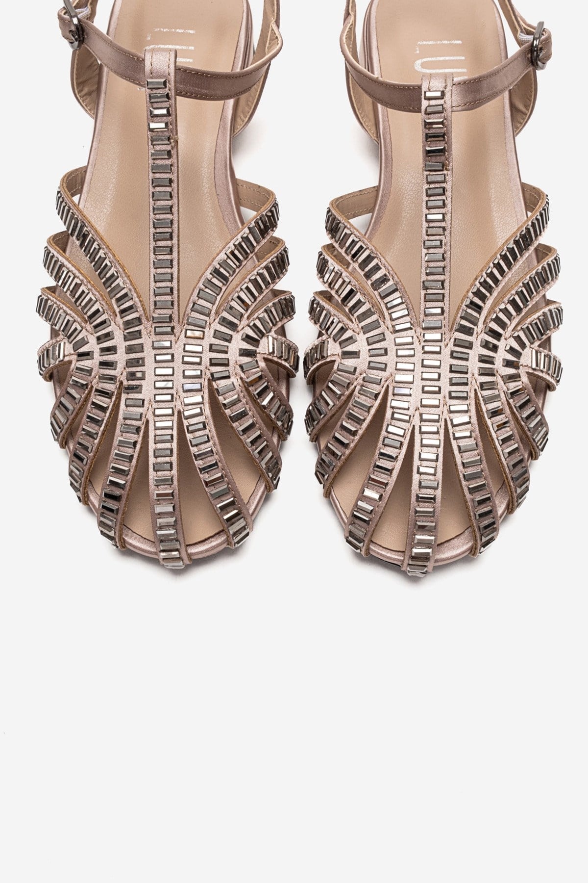 LAVINA - Taupe Genuine Leather Sandal (Women)