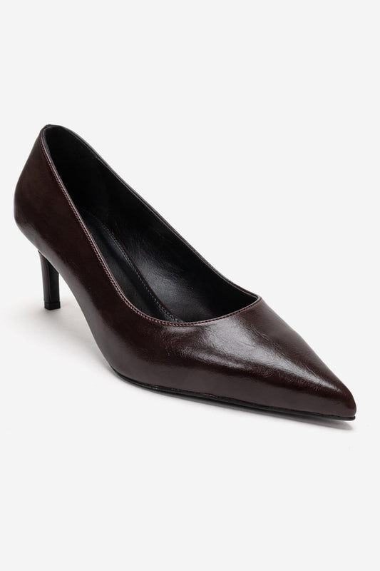 VELMIRA - Burgundy Stiletto Pump (Women)