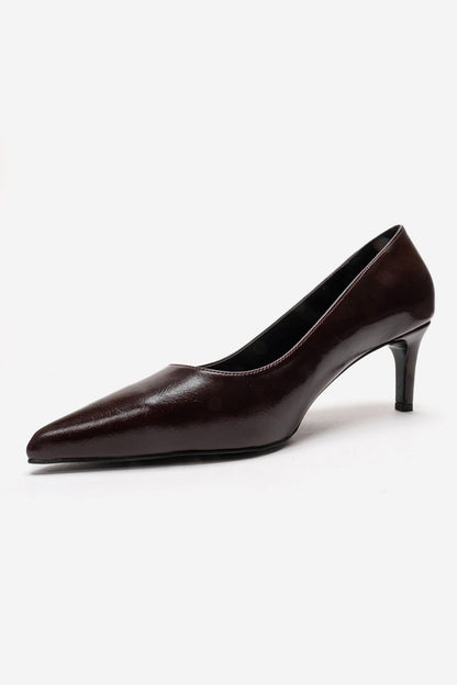 VELMIRA - Burgundy Stiletto Pump (Women)