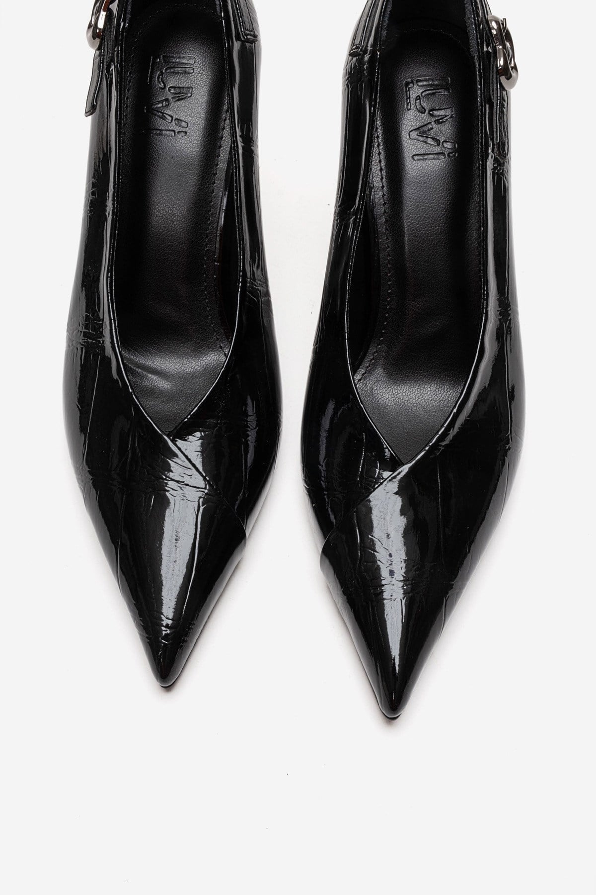 POLLY - Black Stiletto Pump (Women)