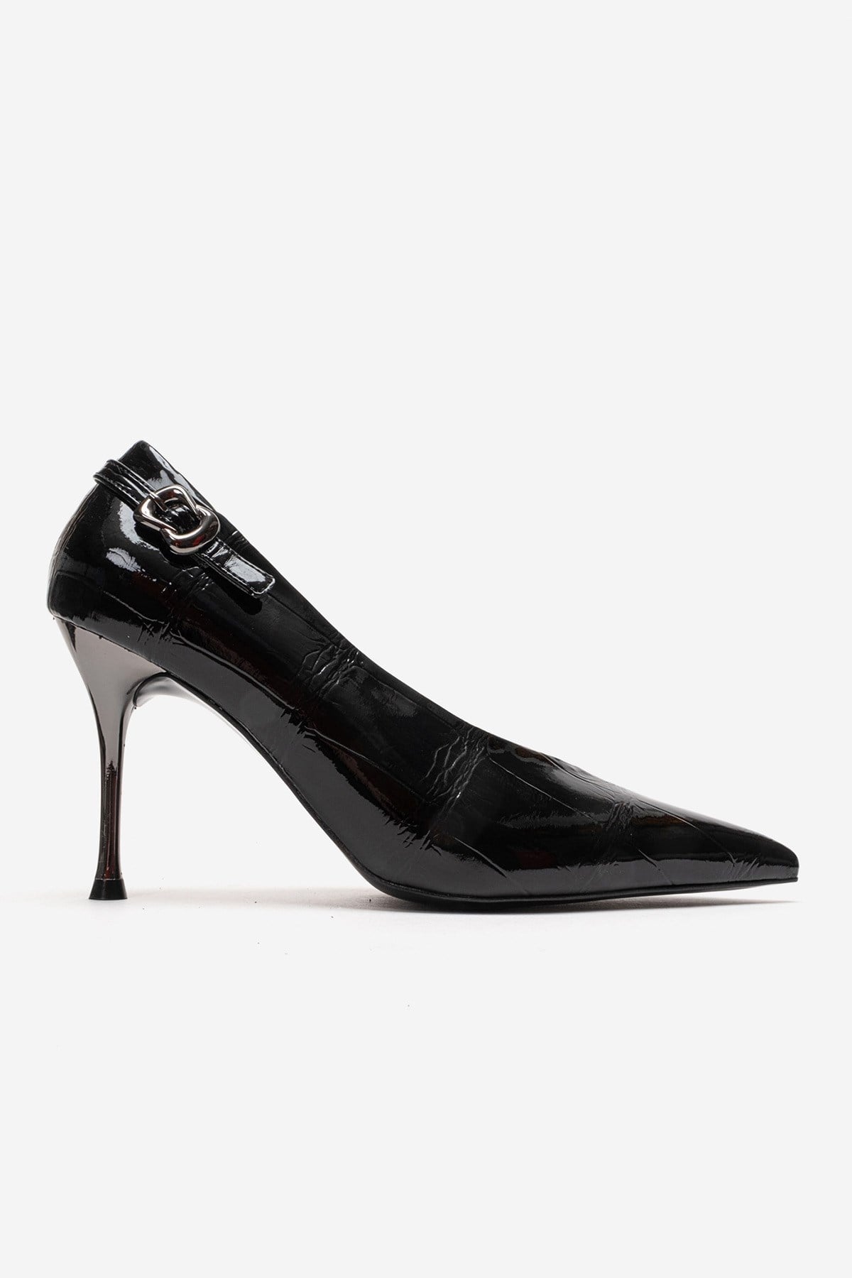 POLLY - Black Stiletto Pump (Women)