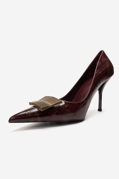 DEXEN - Burgundy Stiletto Pump (Women)