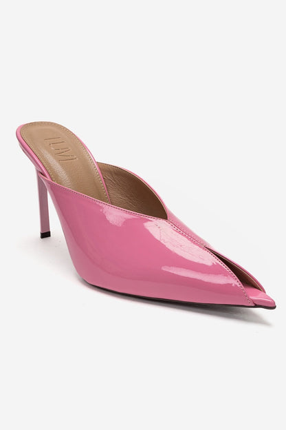Mirena - Pink Genuine Leather Stiletto Mule (Women)