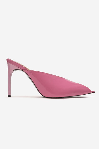 Mirena - Pink Genuine Leather Stiletto Mule (Women)