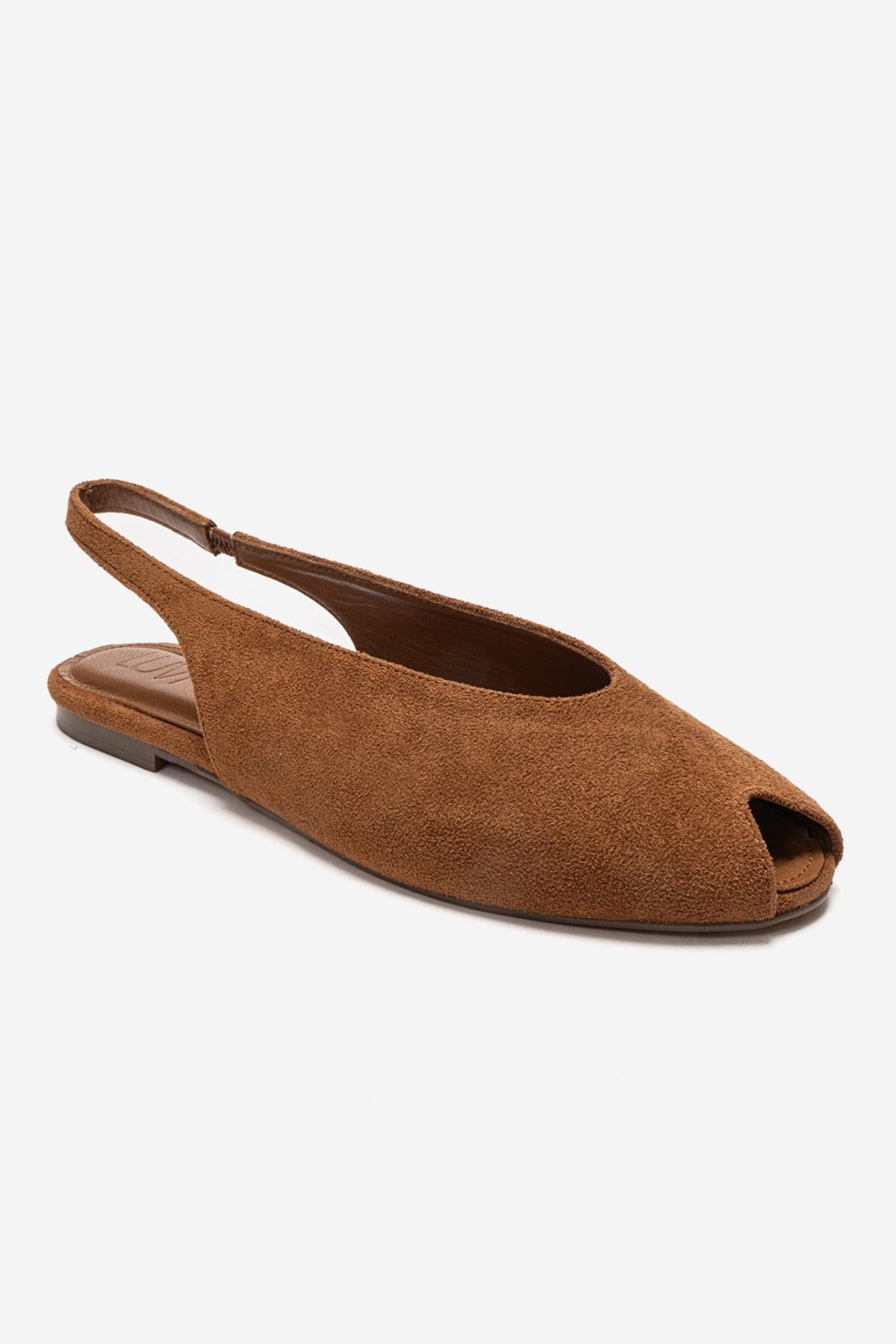 SERINA - Sandalia de piel auténtica Camel (Mujer)