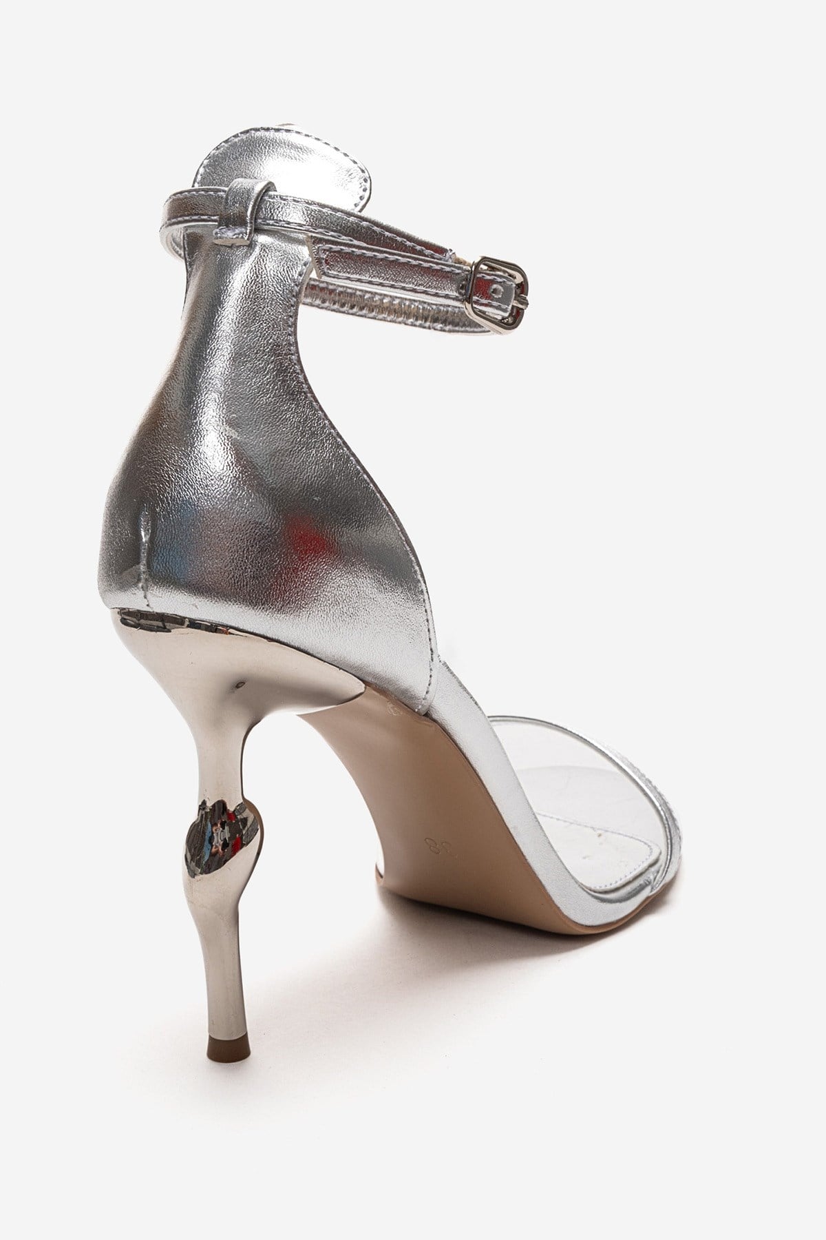 Yelena - Zapatos de tacón Stiletto Plateados (Mujer)