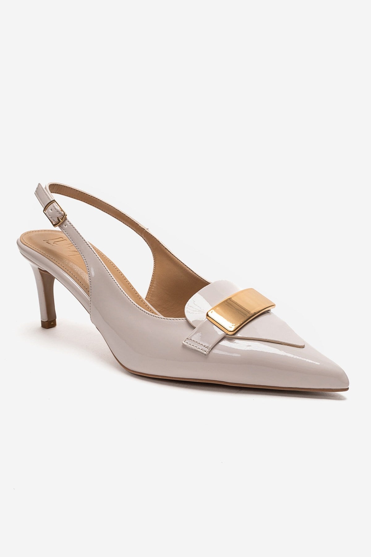 Sollenne - Zapatos de tacón de aguja en color blanco roto (Mujer)
