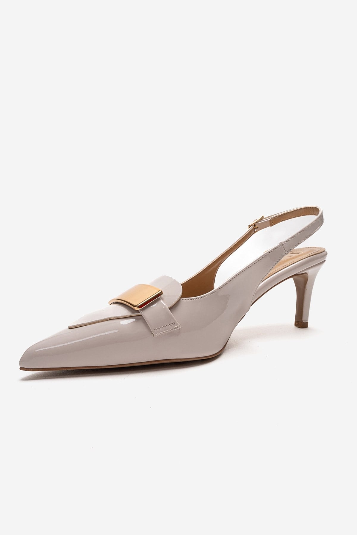 Sollenne - Zapatos de tacón de aguja en color blanco roto (Mujer)
