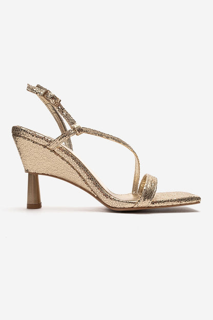 JOLENE - Tacón de aguja con diseño dorado (Mujer)