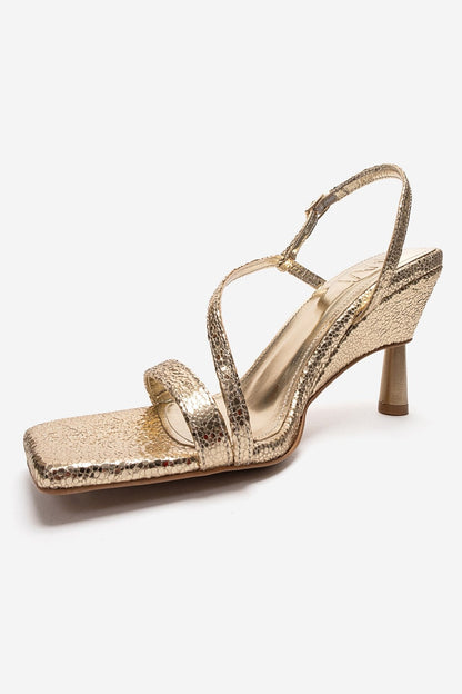 JOLENE - Tacón de aguja con diseño dorado (Mujer)