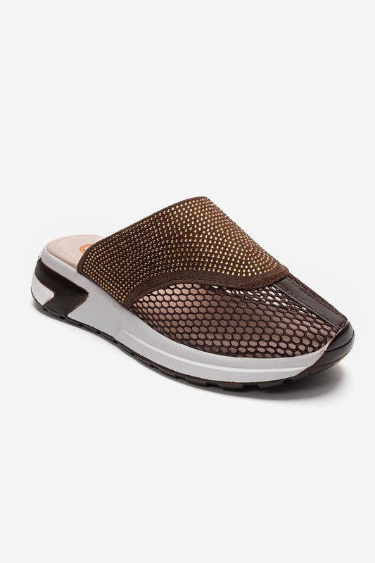 GLEA - Brown Closed-Toe Mule (Women)