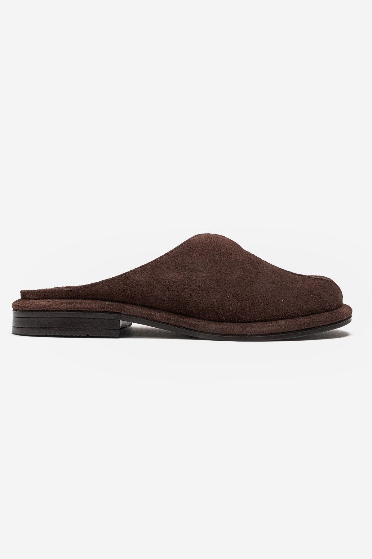 Tansy - Brown Genuine Leather Closed-Toe Mule (Women)