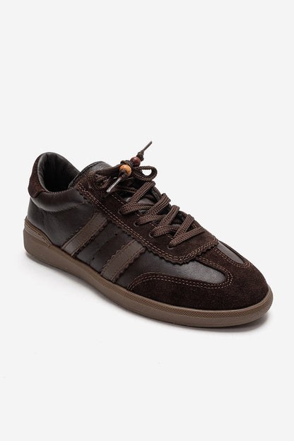 ARDIX - Brown Genuine Leather Sneaker (Women)