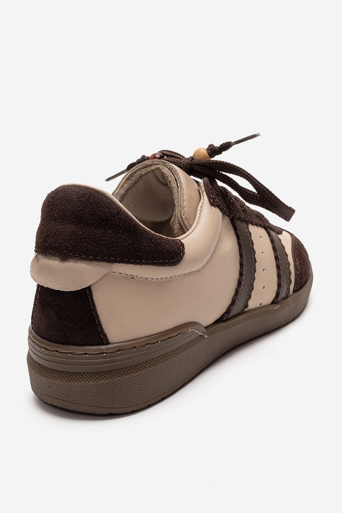 ARDIX - Beige Brown Genuine Leather Sneaker (Women)