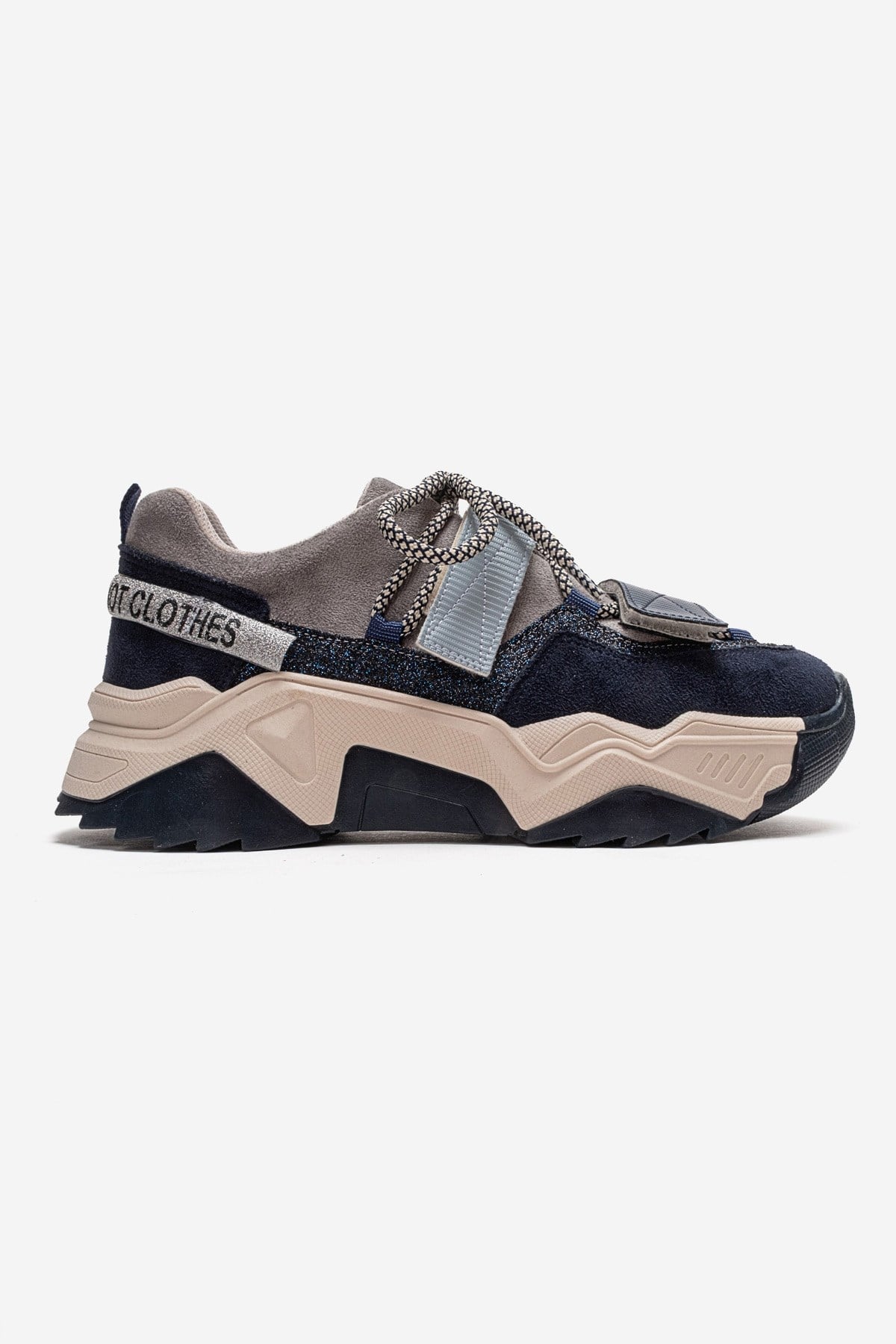 LULEN - Navy Velcro Sneaker (Women)