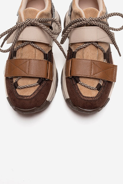 LULEN - Mocha Velcro Sneaker (Women)