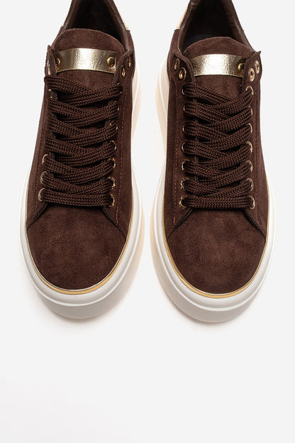 BORENA - Mocha Platform Sneaker (Women)