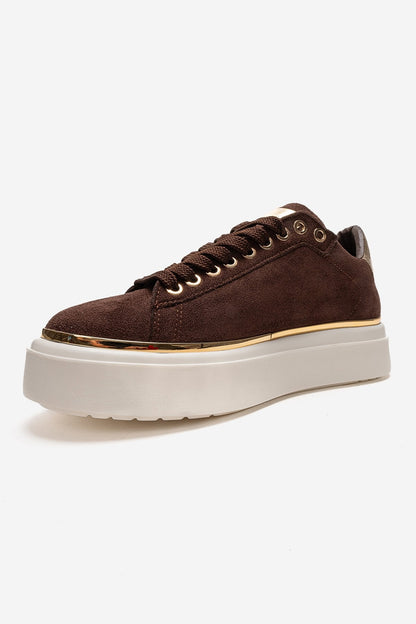 BORENA - Mocha Platform Sneaker (Women)