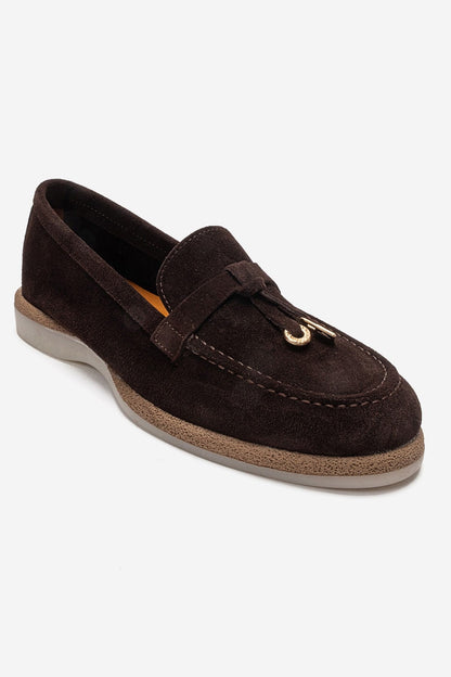 ILVENA - Brown Genuine Leather Loafer (Women)