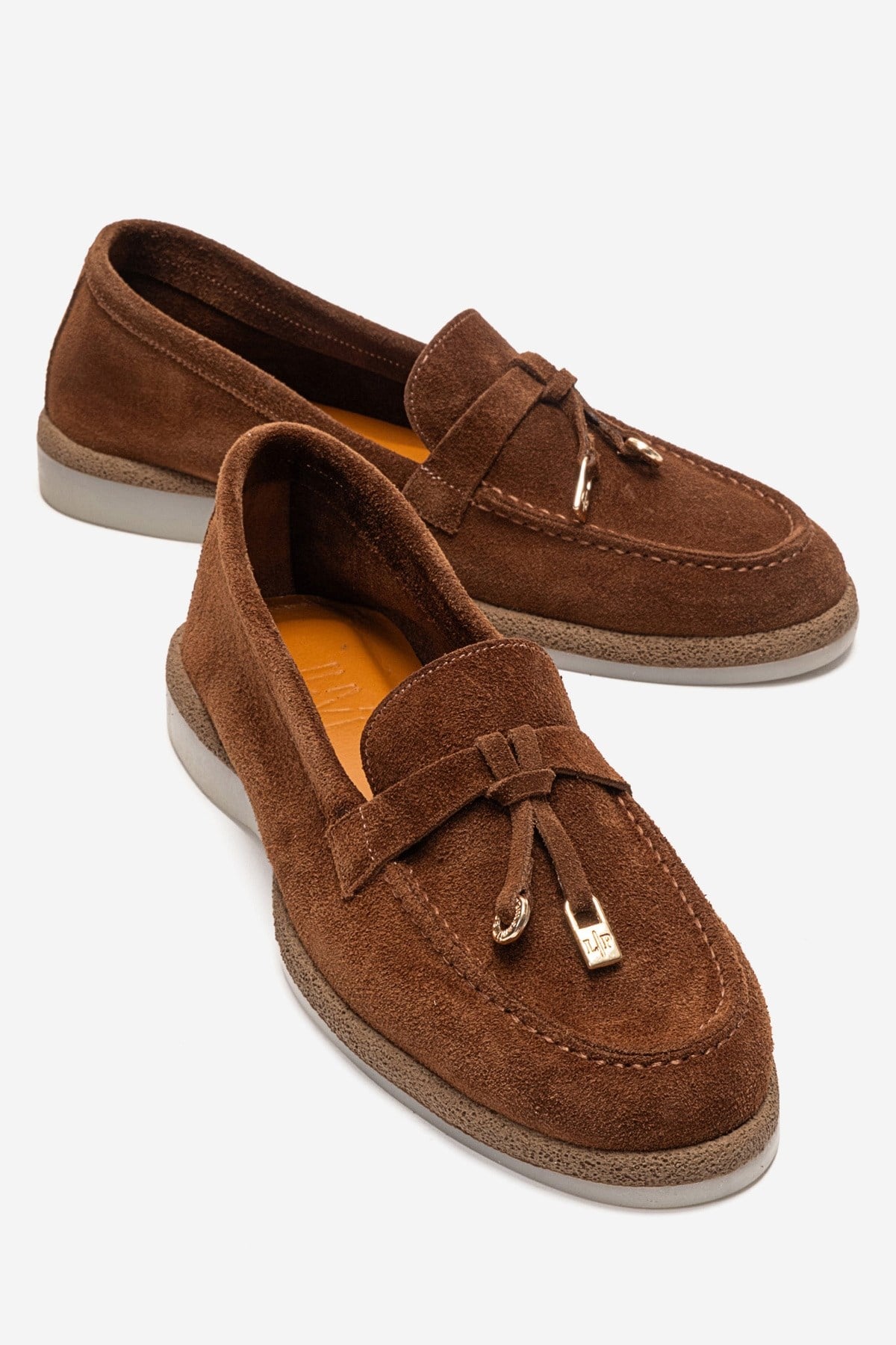 ILVENA - Cognac Genuine Leather Loafer (Women)