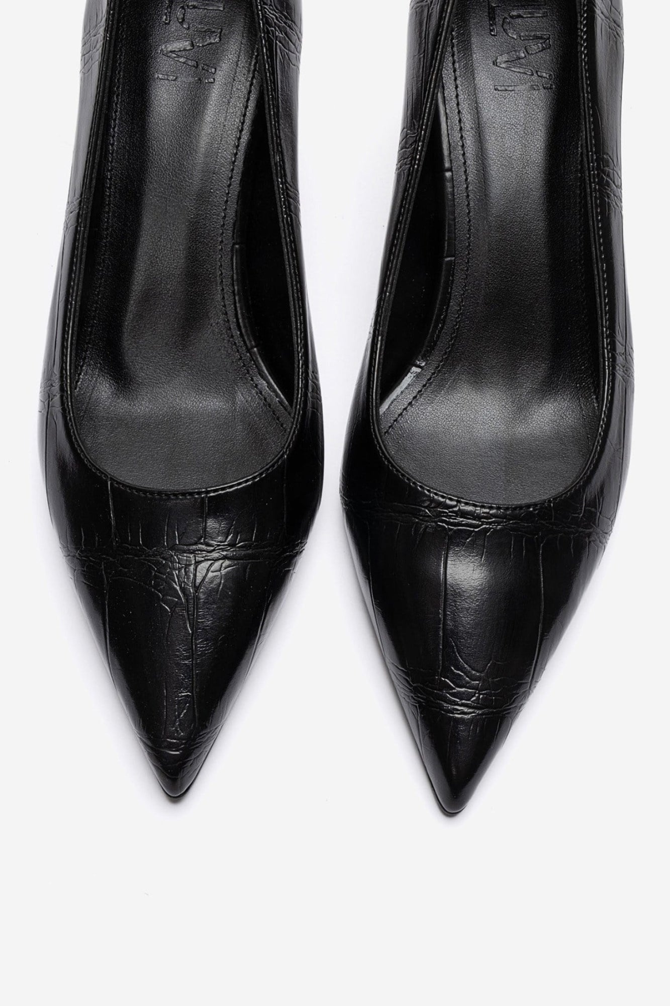 VELMIRA - Black Pointed Toe Pump (Women)