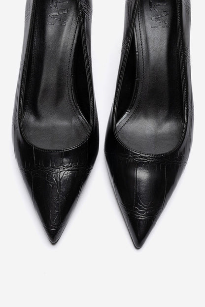 VELMIRA - Black Pointed Toe Pump (Women)