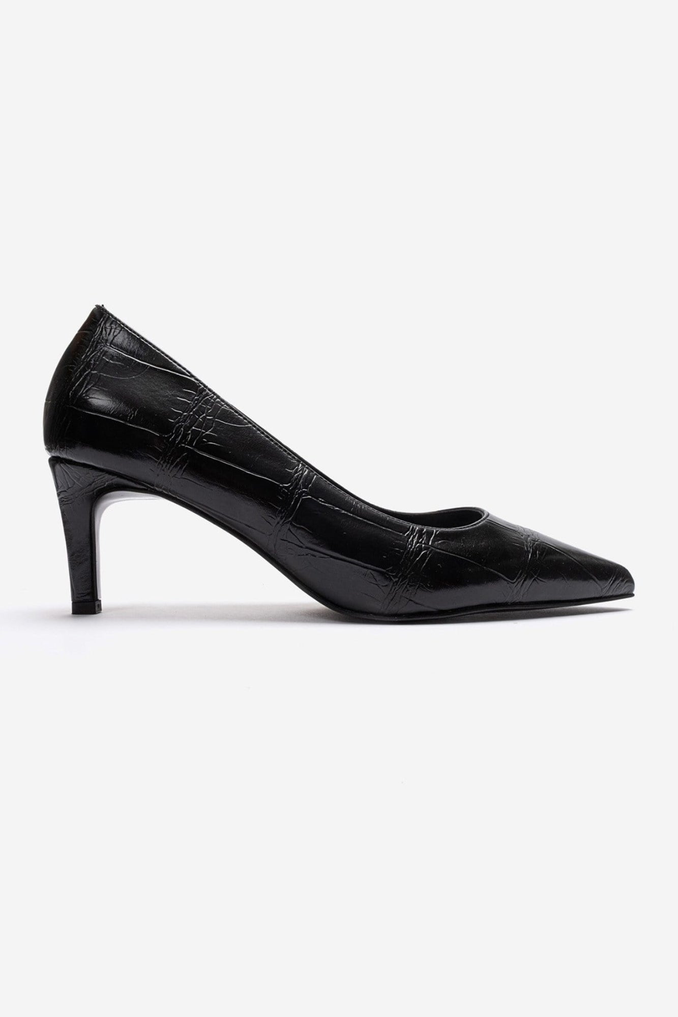 VELMIRA - Black Pointed Toe Pump (Women)